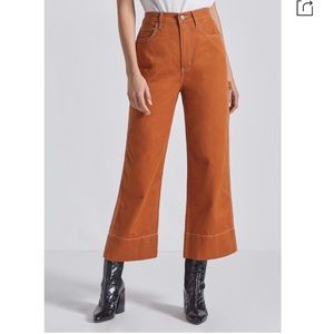 Current Elliott cropped wide leg pant- NWT- SZ.26